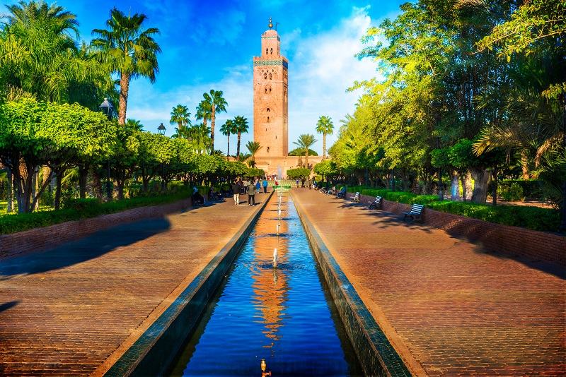 Koutoubia Mosque Marrakech - 8 places to visit in Marrakech