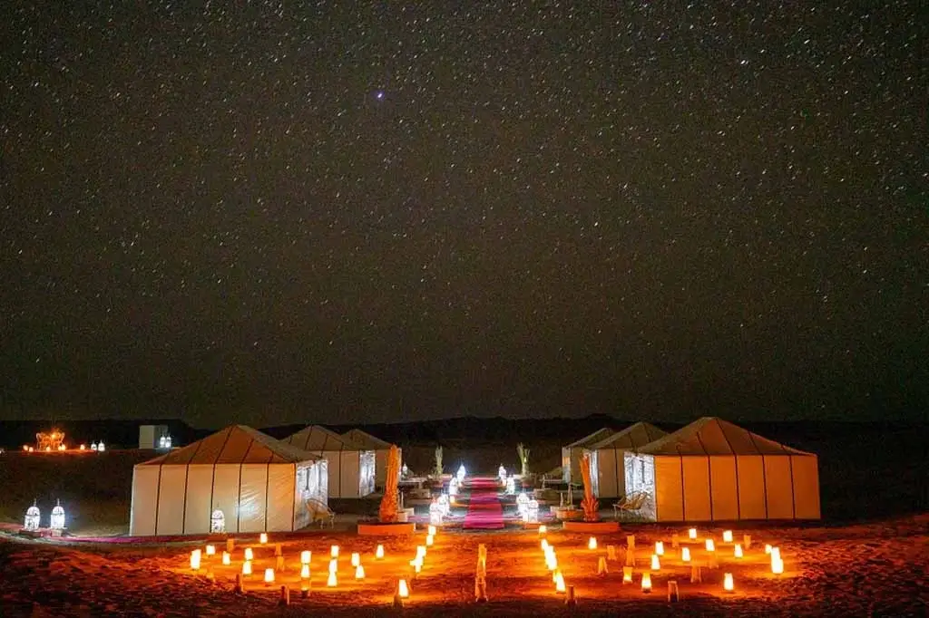 Night star sky Merzouga