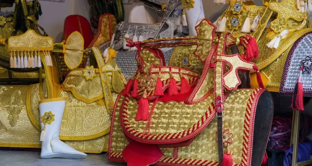 Tbourida: Morocco's ancestral equestrian show - horse equipement