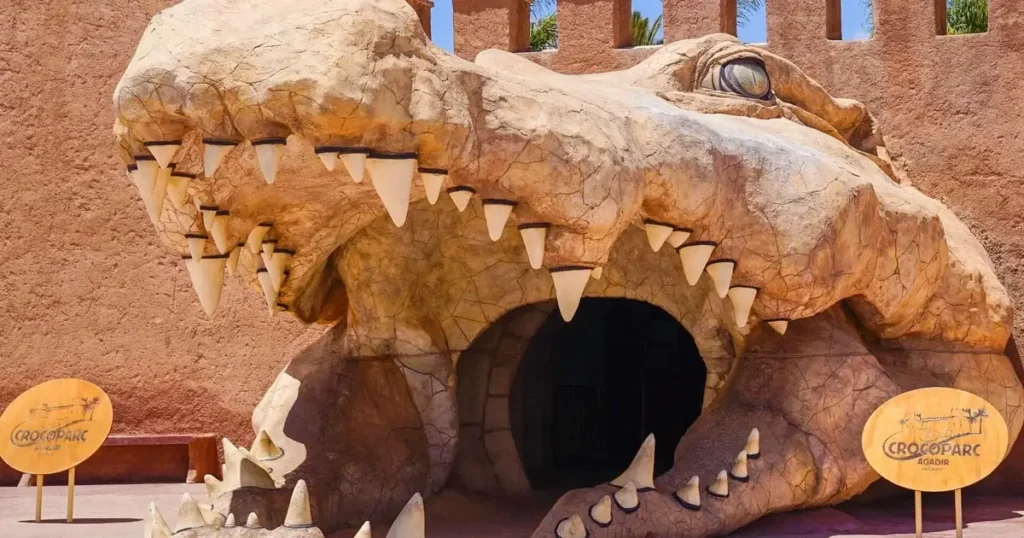 CrocoParc: One of the best attractions of Agadir - The entrance