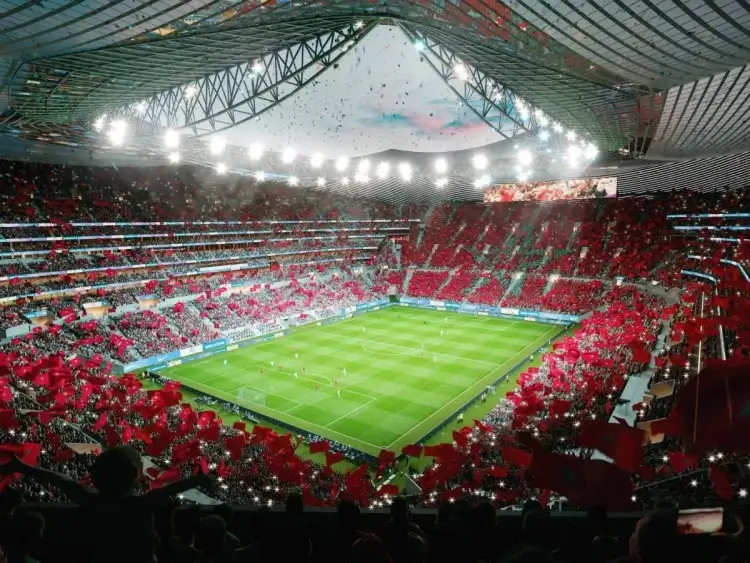 FIFA World Cup 2030 - Grand Stade Hassan II stadium interior design Morocco